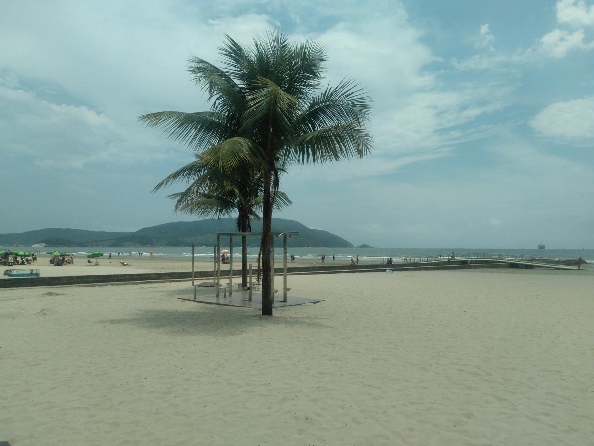 Varanda Mar - Estudio Em Santos Na Quadra Da Praia Exteriör bild