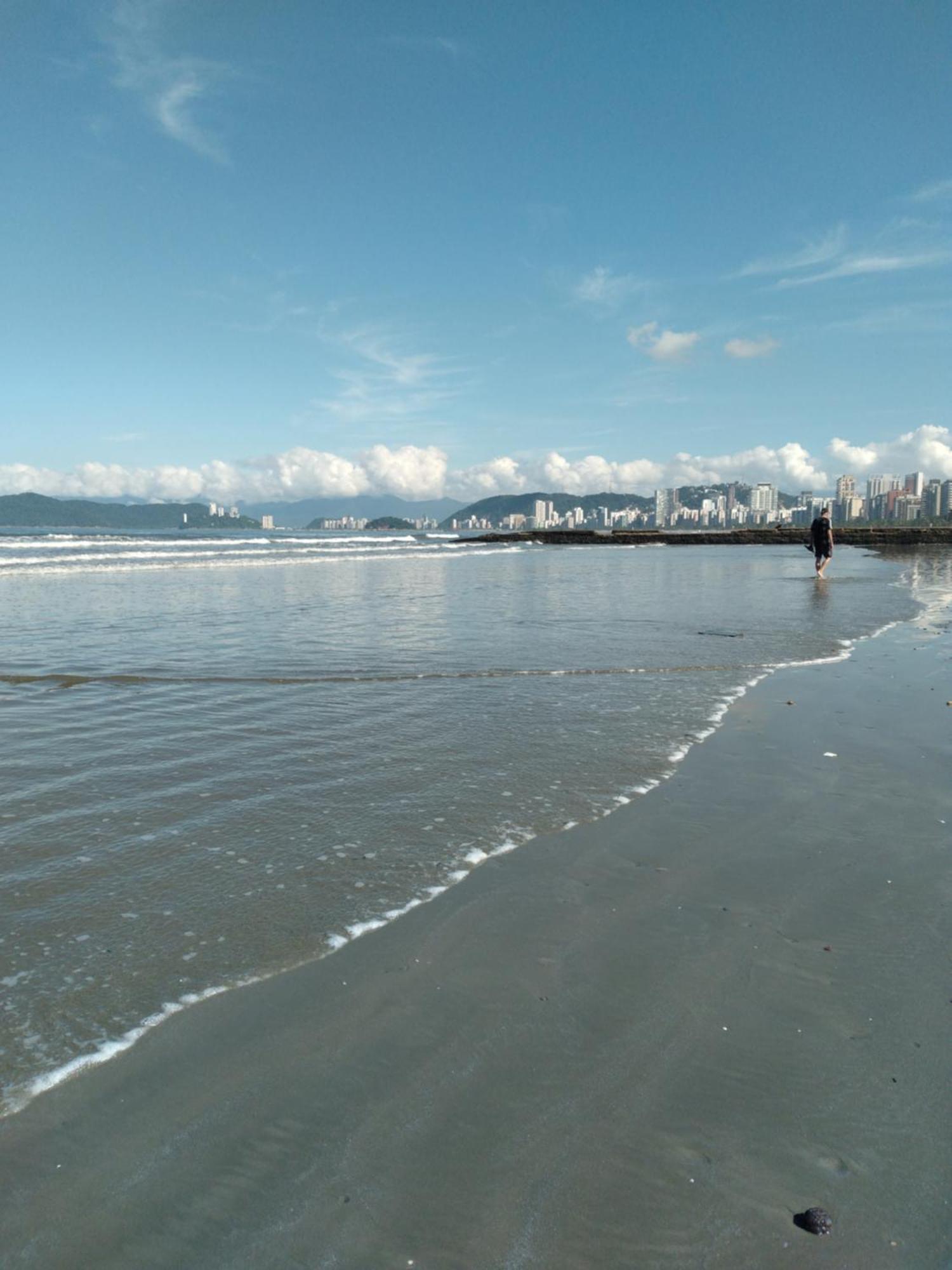 Varanda Mar - Estudio Em Santos Na Quadra Da Praia Exteriör bild
